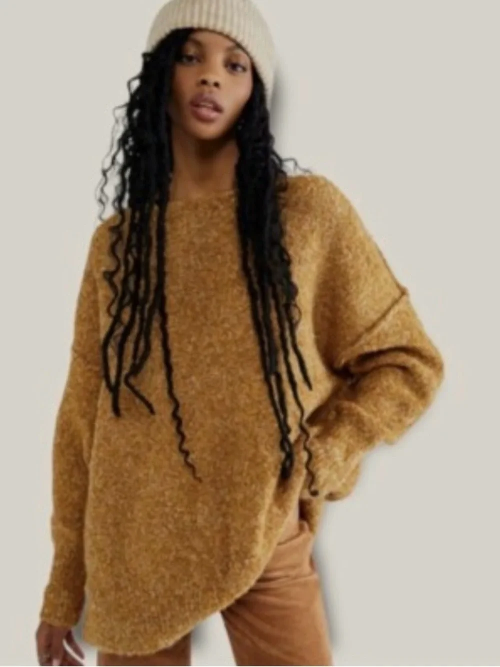 Free People Moira Oversized Sweater, Size XL